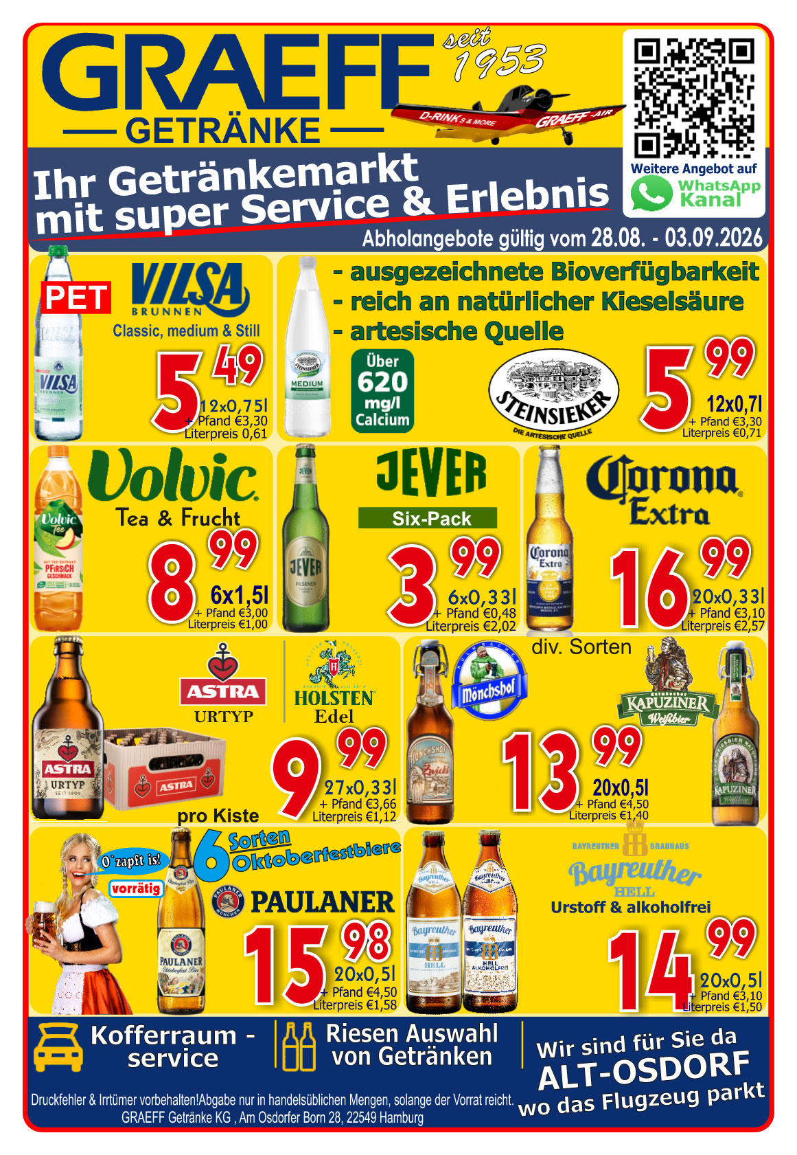 Angebote vom 28.08.2026 - 03.09.2026